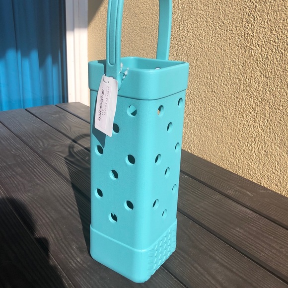 BYO Bogg Wine Tote - Turquoise and Caicos - Picture 1 of 8